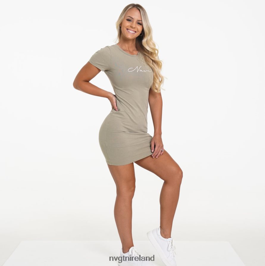 NVGTN Navi Tee Dress Lifestyle Olive Women VV2PRZ738