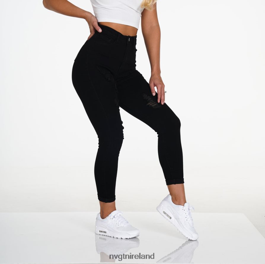 NVGTN NavishapeRipped Jeans Lifestyle Black Women VV2PRZ745