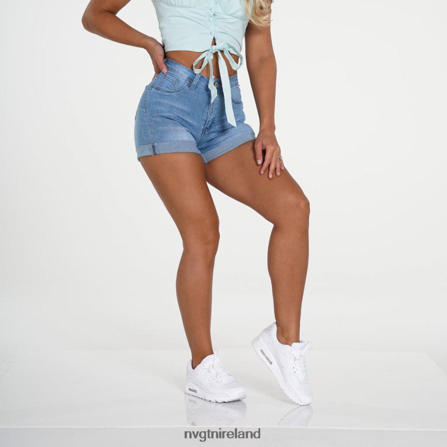 NVGTN NavishapeJean Shorts Lifestyle Light Wash Women VV2PRZ747